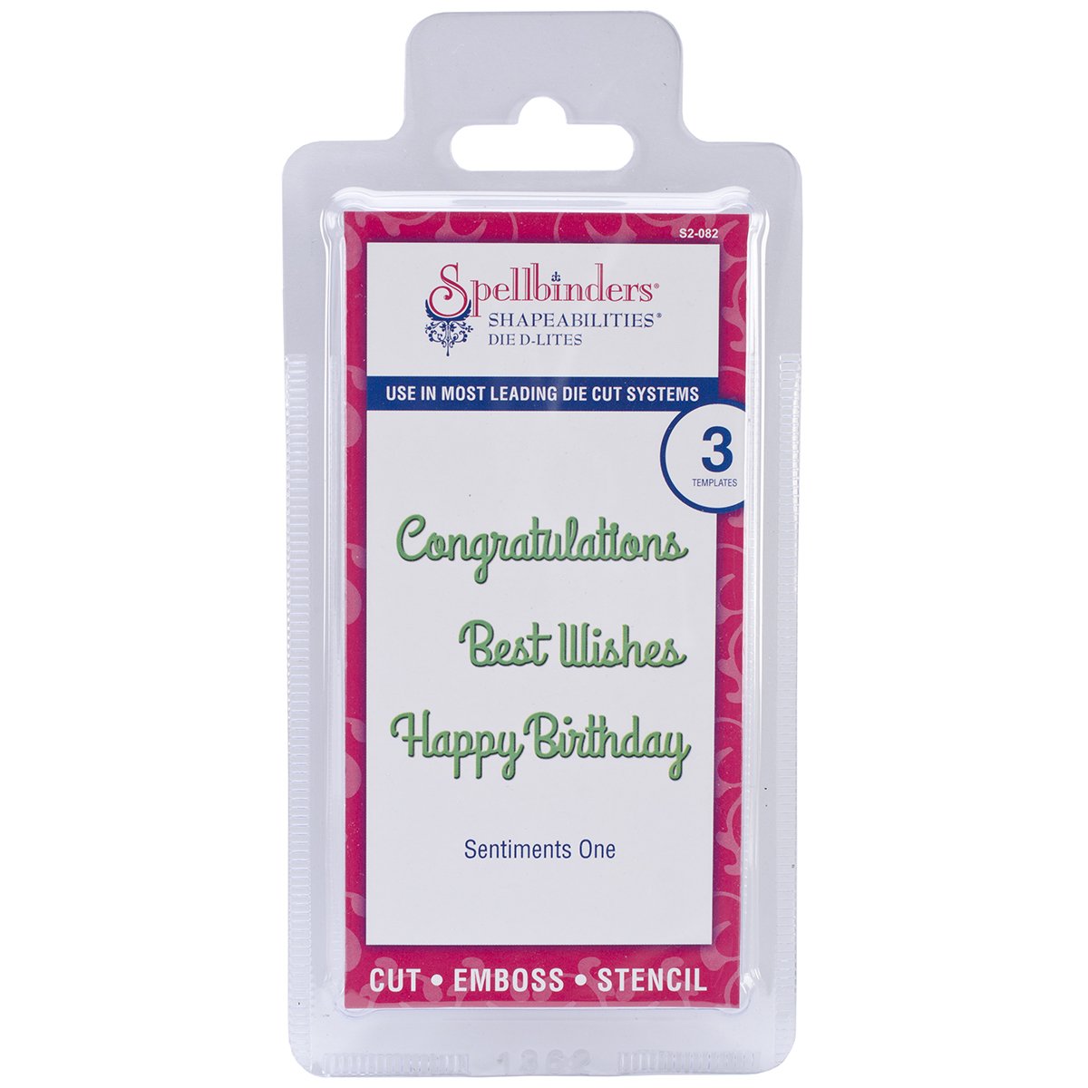 Spellbinders D-Lites Sentiments One — image 1