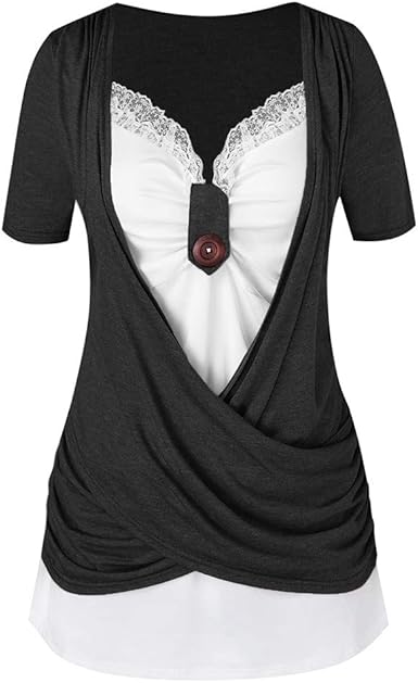 amazon plus size white blouses