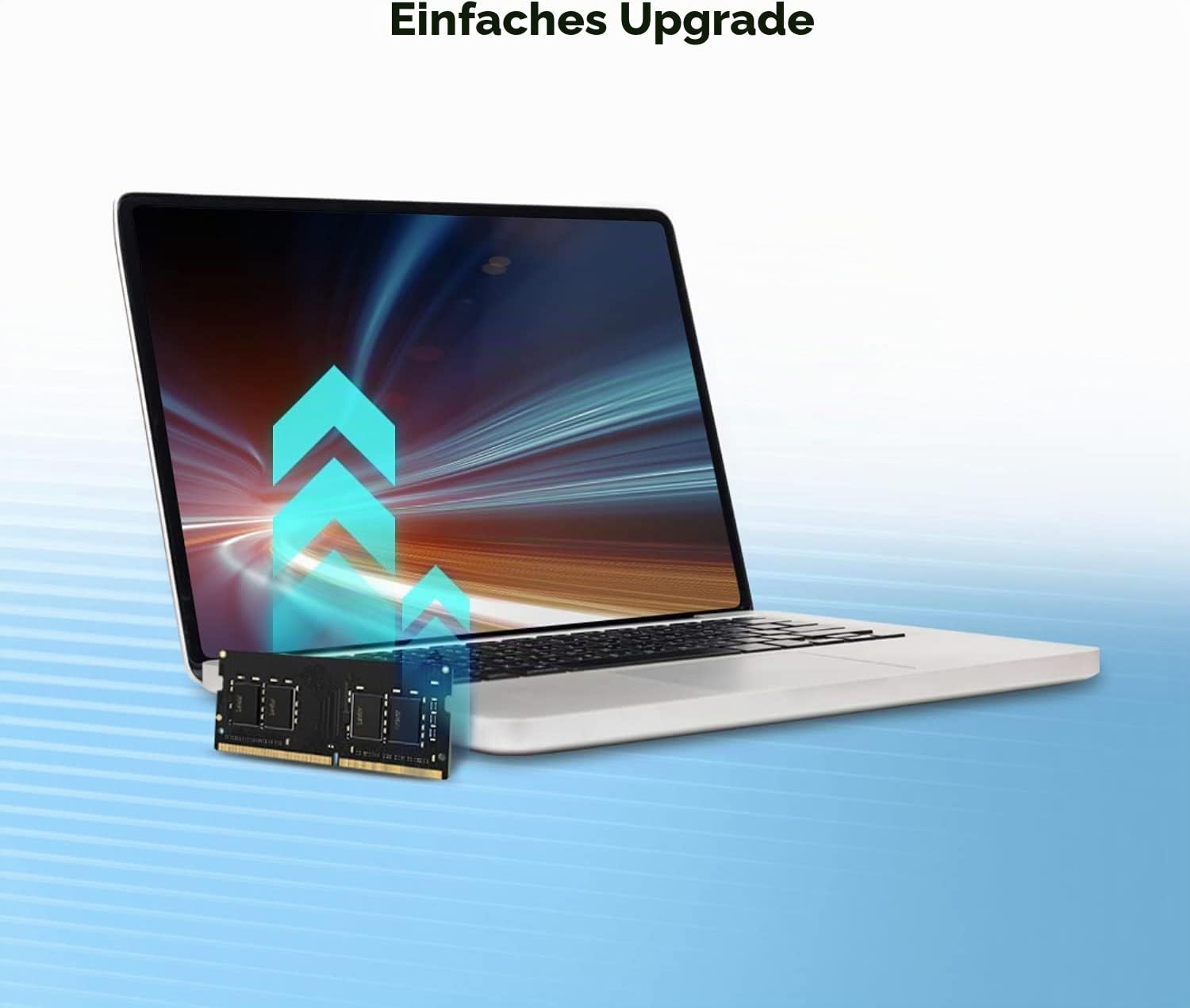 Lexar SODIMM DDR4 RAM 8 GB 3200 MHz, 260-Pin SODIMM Laptop-Speicher, Hochleistungs-SO-DIMM, PC-Laptop-Computerspeicher, Hochleistungs Arbeitsspeicher (LD4AS008G-B3200GSST) 5