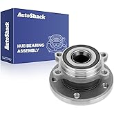 AutoShack Front or Rear Wheel Hub Bearing Assembly with ABS | Roller Bearing | 1-PC | Silver | Alloy Steel
