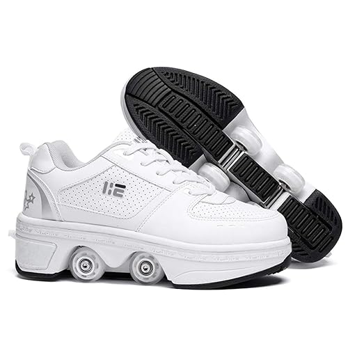 TAILORIA Four-Wheel 2-in-1 Roller Skate Shoes Unisex Roller Skates