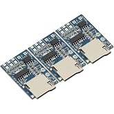 3Pcs 2W Mixed Mono TF Card MP3 Player Decoder Board Amplifier Module 3.7V/5V Power Support MP3 USB Audio Mode