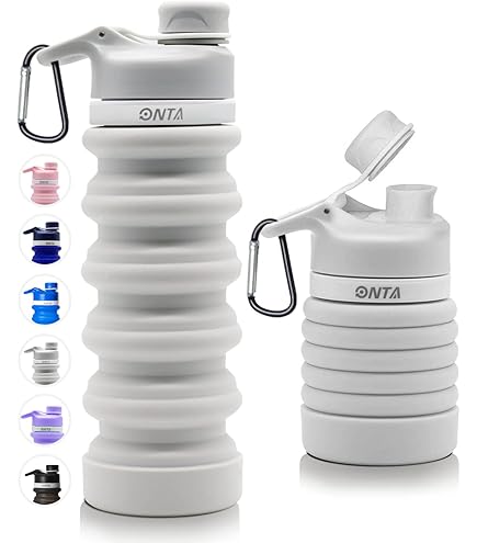 Mefold POMKAKA Bouteilles D'eau Pliables 720 Ml 2e Gnration Tanches Sans Bpa Lgres Et Rutilisables Pour Le Cyclisme La Salle De Sport~p168740433