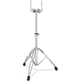 PDP By DW PDP Hardware Collection Concept Series Double 10.5mm L-Arms Tom Stand (PDTSCO),Chrome