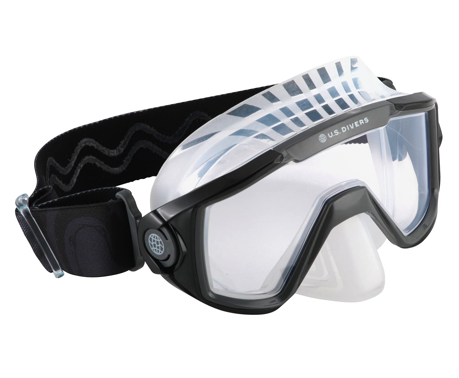 U.S. Divers Unisex Avila 2.0 Lx Paradise Snorkeling, BLACK AND DARK GREY, L