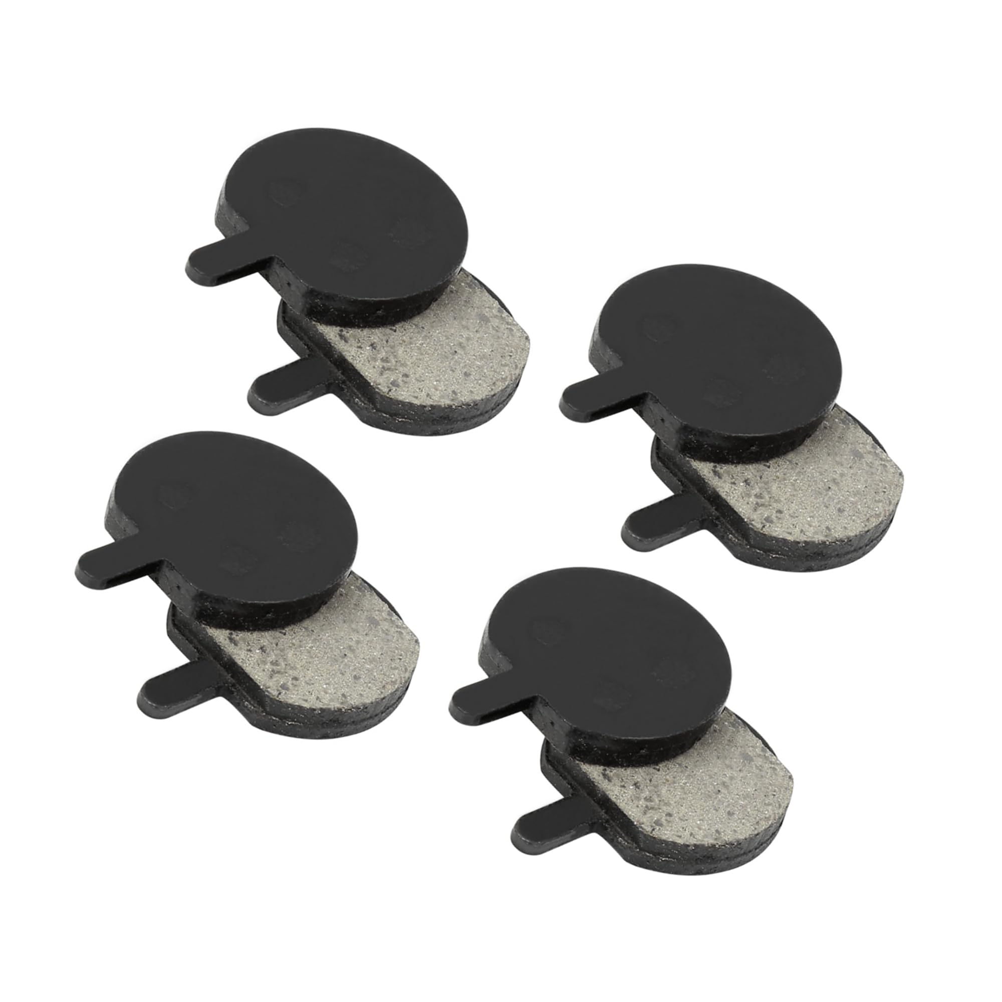 Motoforti 4 Pair Semi Metal Bike Bicycle Resin Disc Brake Pads Black 28x22mm Long-lasting