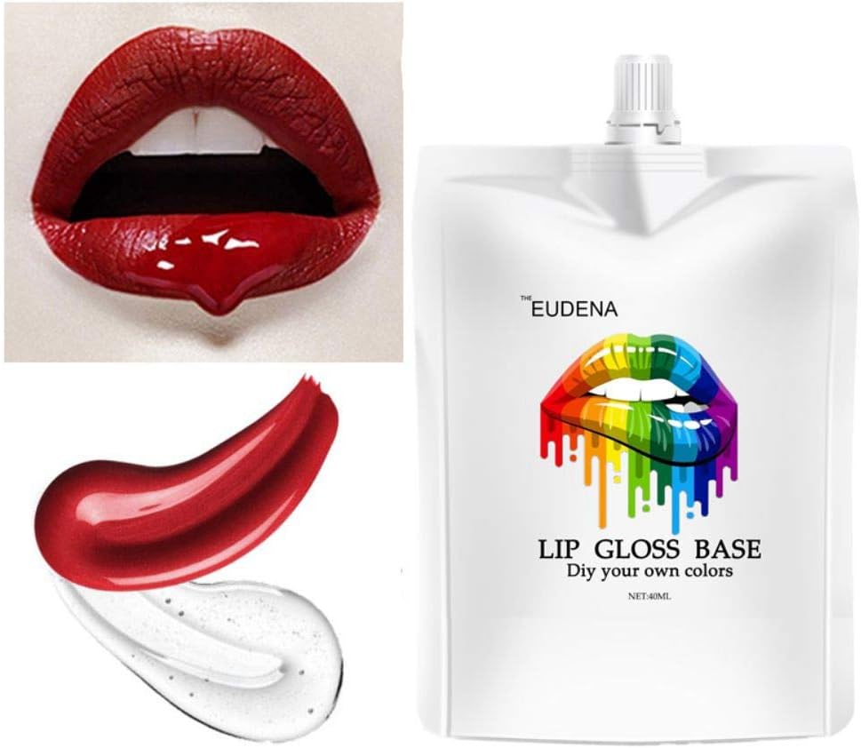 Reddhoon Matte/Moisturizing Lip Gloss Base, Lip Makeup Primers, Lip Gloss Base Oil Material DIY Non-Stick Lipstick Lip Gloss Base for Making Your Own Lipstick