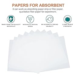 30 Sheets Qualitative Filter Paper, 11.81 X 11.81
