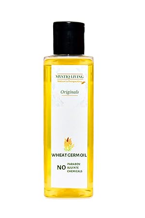 Mystiq Living Wheat Germ Oil (50 ml)| Cold Pressed | 100% Pure and Natural