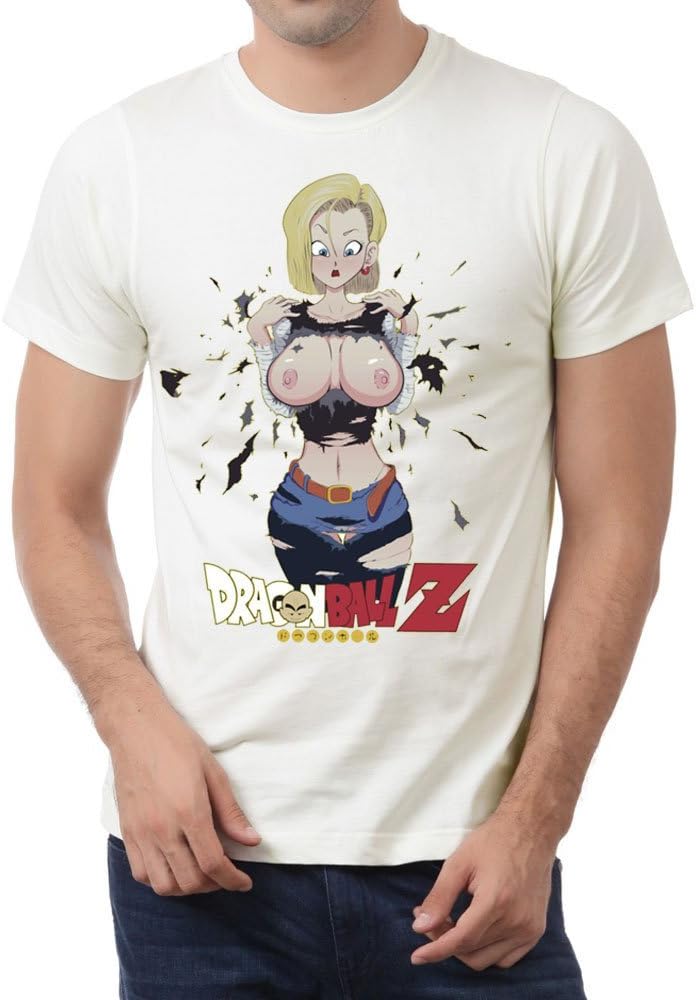 allcustom4you DBZ Android Men T Shirt White