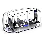 ORICO Hard Drive Docking Station, Laptop External Hard Drive Enclosure with USB 3.0 Port for SATA 2.5 and 3.5 Inch HDD SSD [ Support 5 Gbps and 8 TB ]