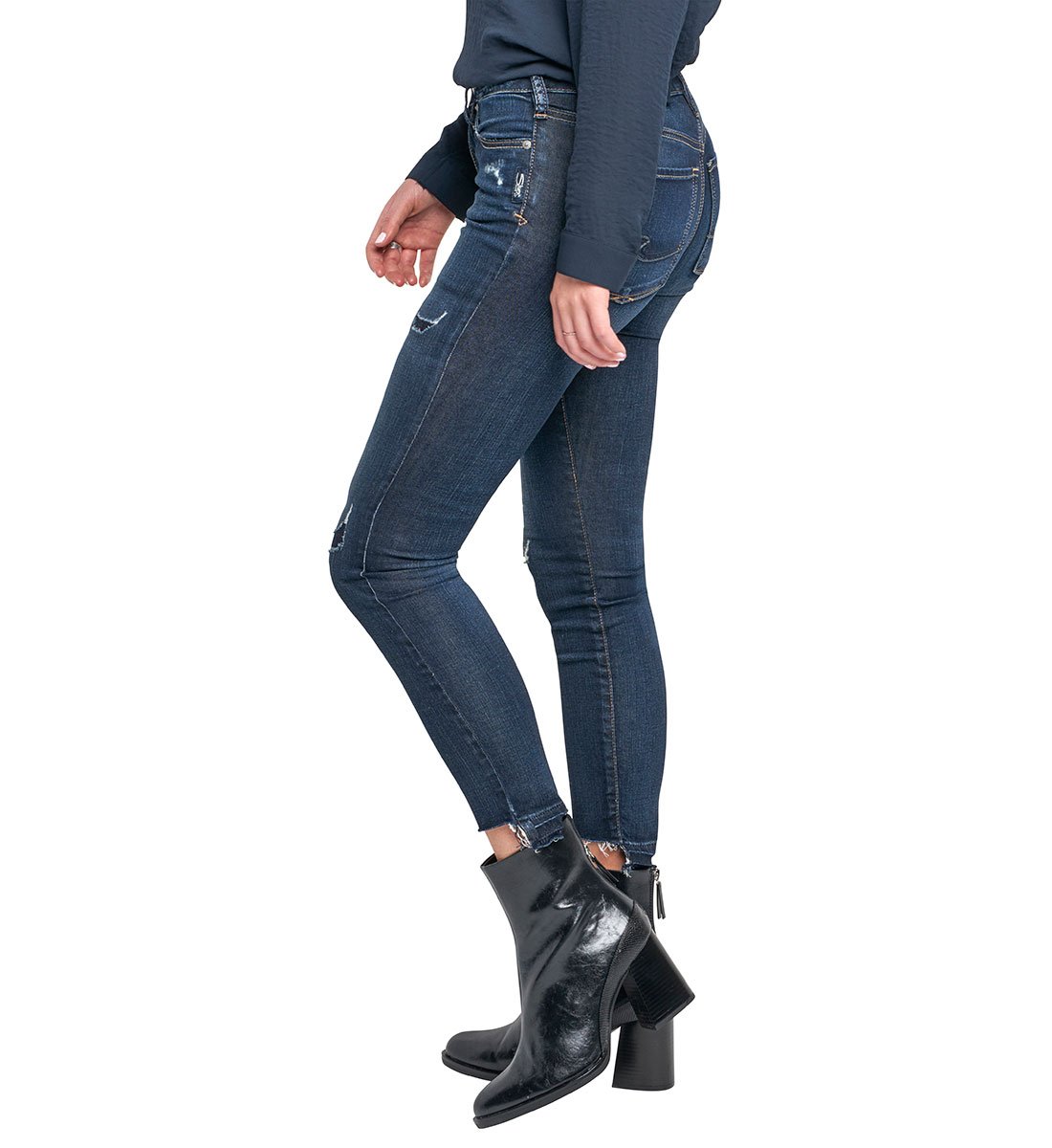 silver bleecker jeans