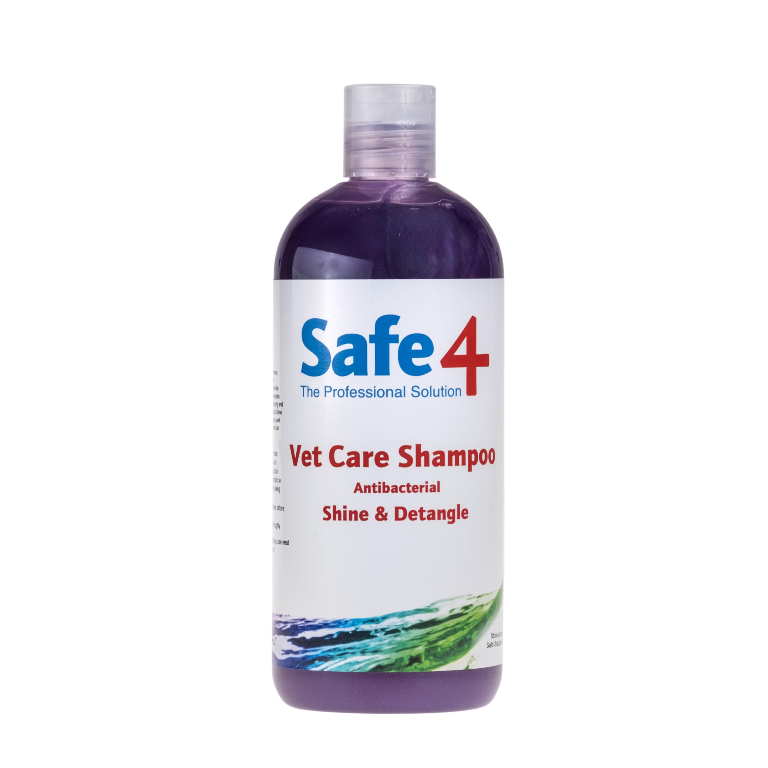 Safe4 Vet Care Animal Shampoo (Blackberry) 500ml – Antimicrobial & Antifungal | Professional **Detangling**, Degreasing & High-Gloss Shine — image 1