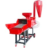 Bonxrdun Hay Chopper, 110V 3KW Hay Cutter for Farm and Ranch | 6 Blades Pulverizer, Corn Straw Crusher, Grass Cutting, Kneading, Shredding Integrated Machine