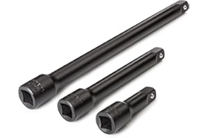 TEKTON 1/2 Inch Drive Impact Extension Set, 3-Piece (3, 6, 10 in.) | SIA92001