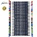 Magicdo 24 Colors Dual Tip Brush Marker Pens with Fine Tip and Brush Pens for Bullet Journal Coloring Book Note Taking Writing Planning Art Project