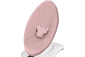 Greuame Baby Swing Cover - Compatible with 4moms MamaRoo 4 Old Model Before 2022 - Soft & Breathable Fabric, Machine Washable, Perfect for Baby & Newborn (Cover Only) Pink