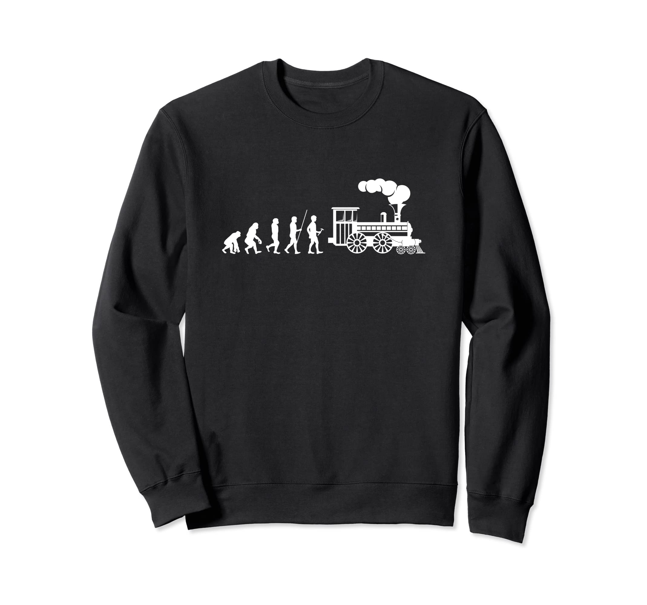 Train Driver Steam Engine Locomotive Operator Evolution Sweatshirt