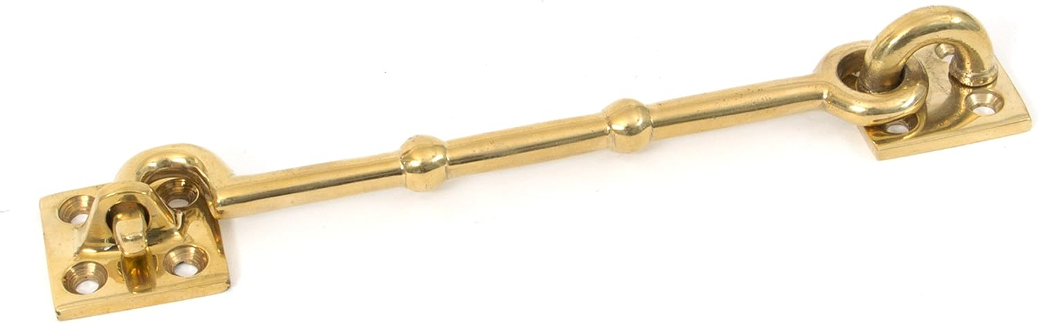 From The Anvil Polished Brass 6 Inch Cabin Hook