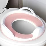 Jool Baby Potty Training Seat with Handles Fits Round & Oval Toilets Pink
