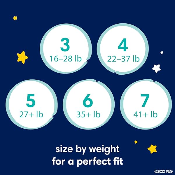 PAMPERS OVERNIGHT DIAPERS – SWADDLERS OVERNIGHTS – SIZE 3, 66 COUNT, DISPOSABLE BABY DIAPER, NIGHT TIME LEAK AND SKIN PROTECTION