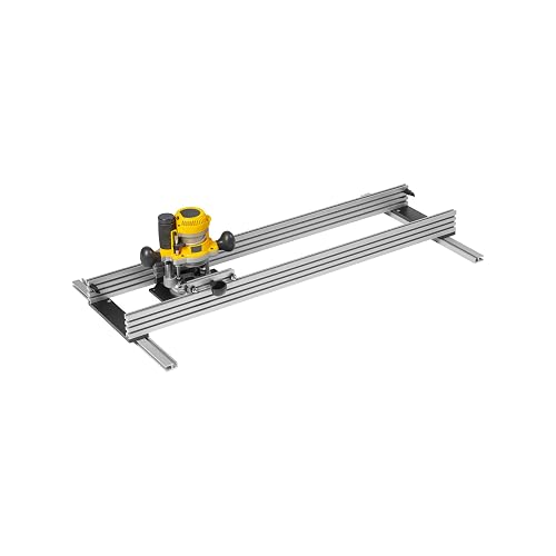 Woodhaven 3000 Planing Router Sled for Woodworking, Aluminum Side Rail ...