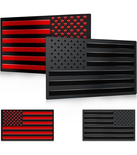 Black And Gray USA Flag Sticker - Muted American Decal For Cars, Laptops, And More