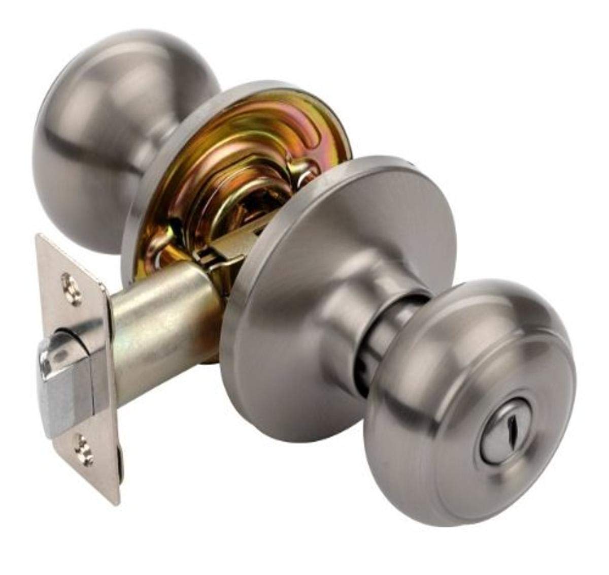 Dynasty Hardware SIE-30-US15 Sierra Privacy Door Knob, Satin Nickel