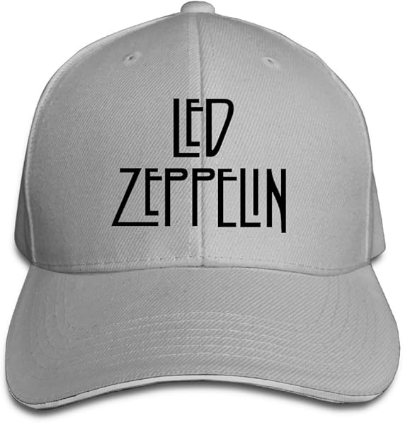 Led Zeppelin Band Logo Adjustbale Baseball Cap Ash Amazon.ca Clothing