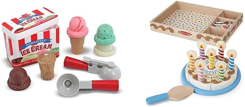 melissa and doug ice cream cone playset