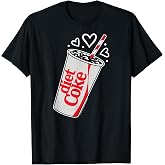 Coca-Cola - Diet Coke Heart Bubbles T-Shirt, Men, Black, 3X-Large