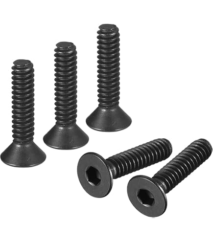 7/16-14x1-3/4 Hex Bolts Grade 5 UNC Carbon Steel Silver 5 Pack