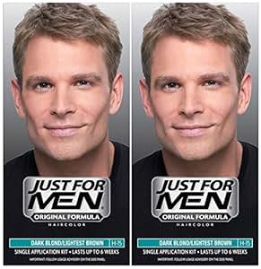 Amazon com Just For Men  Shampoo  In Hair  Color  Dark 