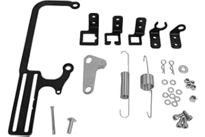 Aramox Trans Cable Mount Kit, Throttle Cable Mount Kit for EZ‑EFI 304147 Carburetor Throttle Cable Mount Bracket for 700R4 Tr