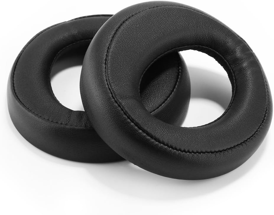 Natoo Replacement Cushion Ear Pads Earmuff earpads Cup Cover Pillow for Sony ps3 ps4 Gold Wireless Playstation 3 Playstation 4 Stereo 7.1 Virtual Surround Headphone Headset (Black)
