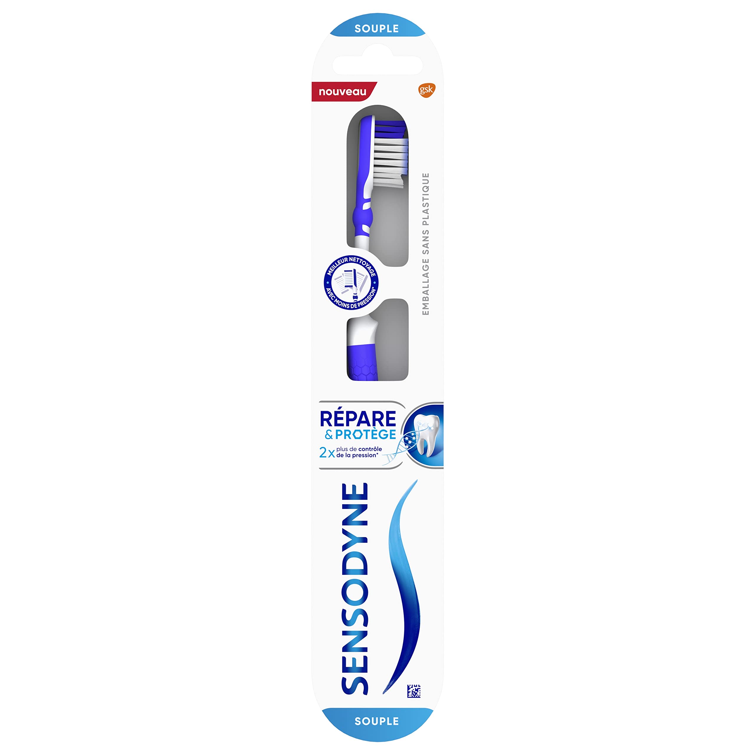 Sensodyne Soft Toothbrush Repair/Protect, Specially Designed for Sensitive Teeth, Assorted colour