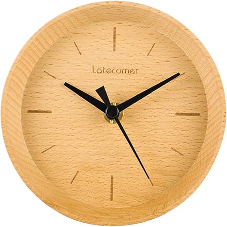 Amazon Com Nightstand Wood Clock Iuhan Easy To Read Wooden Desktop Electronic Clock Battery Opperated Digital Clock For Bedroom Living Room Kitchen Office School Classroom A Home Improvement