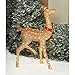 CHRISTMAS BUCK DOE SCULPTURE SET PRE LIT REINDEER DEER LIGHT OUTDOOR YARD DECOR