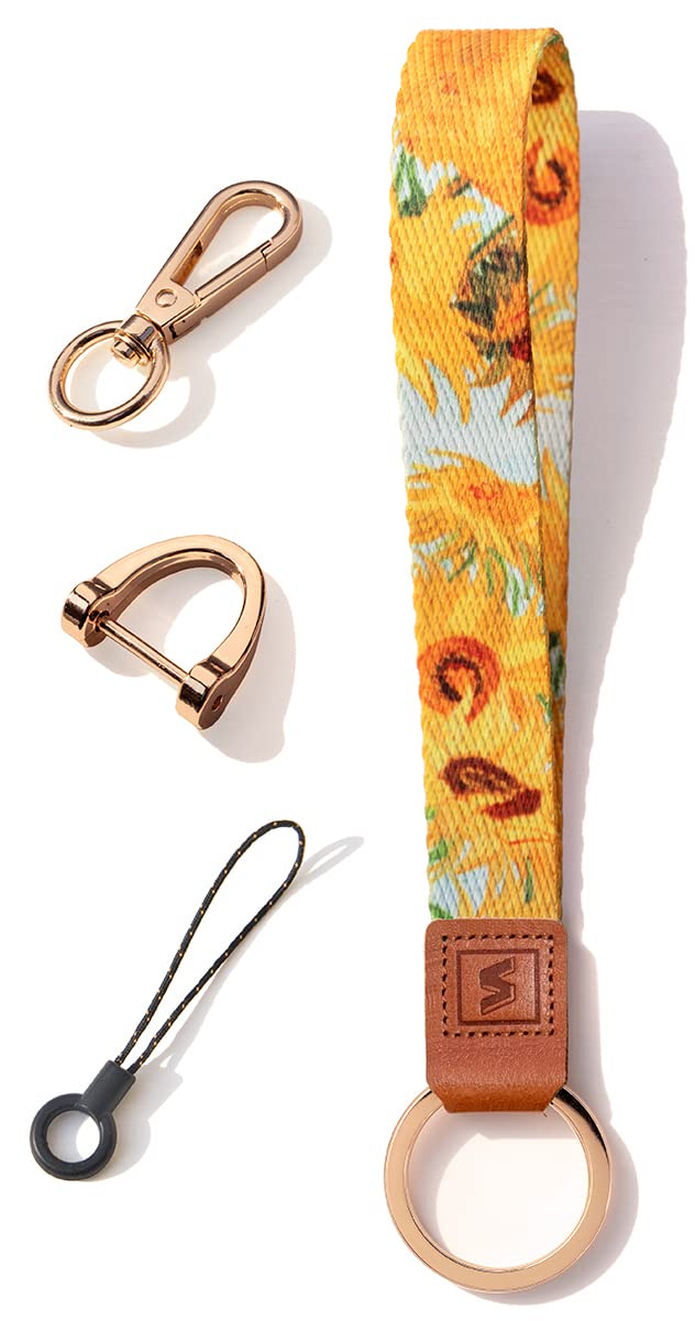 SENLLY Wristlet Lanyard Strap for Keys, Original Pattern Design Wrist Keychain Holder — image 1