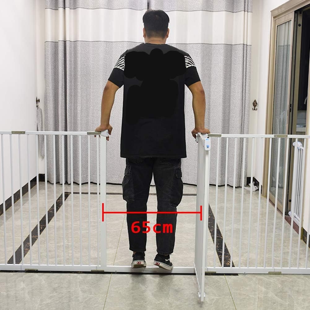 Qianda Barriere Securite Porte Escalier Bebe Mur Fixe Extension Metal Des Gamins Barriere Protecteur Souvre Des Deux Cotes Toute Largeur 55 4cm Color White Size 55 60cm Securite Bebe Et Puericulture Mosquitocontrolequipment Com
