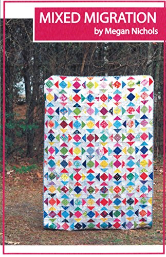Mixed Migration Quilt Pattern Scrap Happy Stash Buster Friendly, 5 Finished Size Options