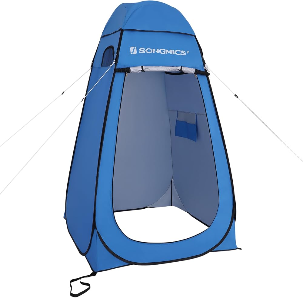 SONGMICS Portable Pop Up Tent Dressing Room Privacy Shelter Blue GPT01BU