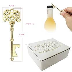 WODEGIFT 20 PCS Key Bottle Openers,Vintage Skeleton