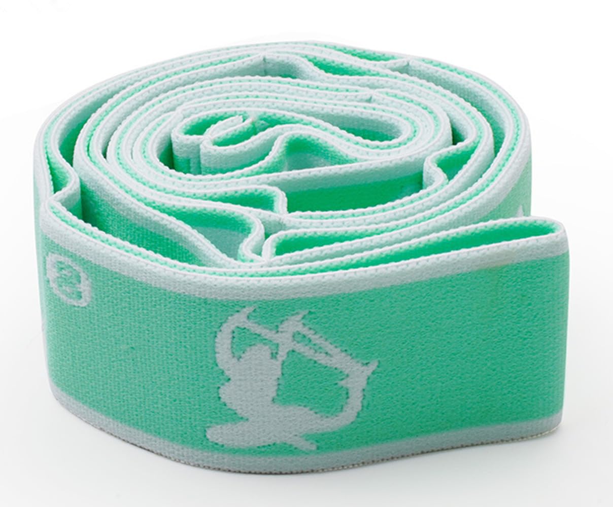 Resistance Bands Stretch Strap Yoga Exercise Trainer Bands latin Band Loops Fitness Elastic Dance Training Bands Exercise Bands (green)
