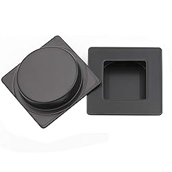 homdiy Sliding Closet Door Handle Black Flush