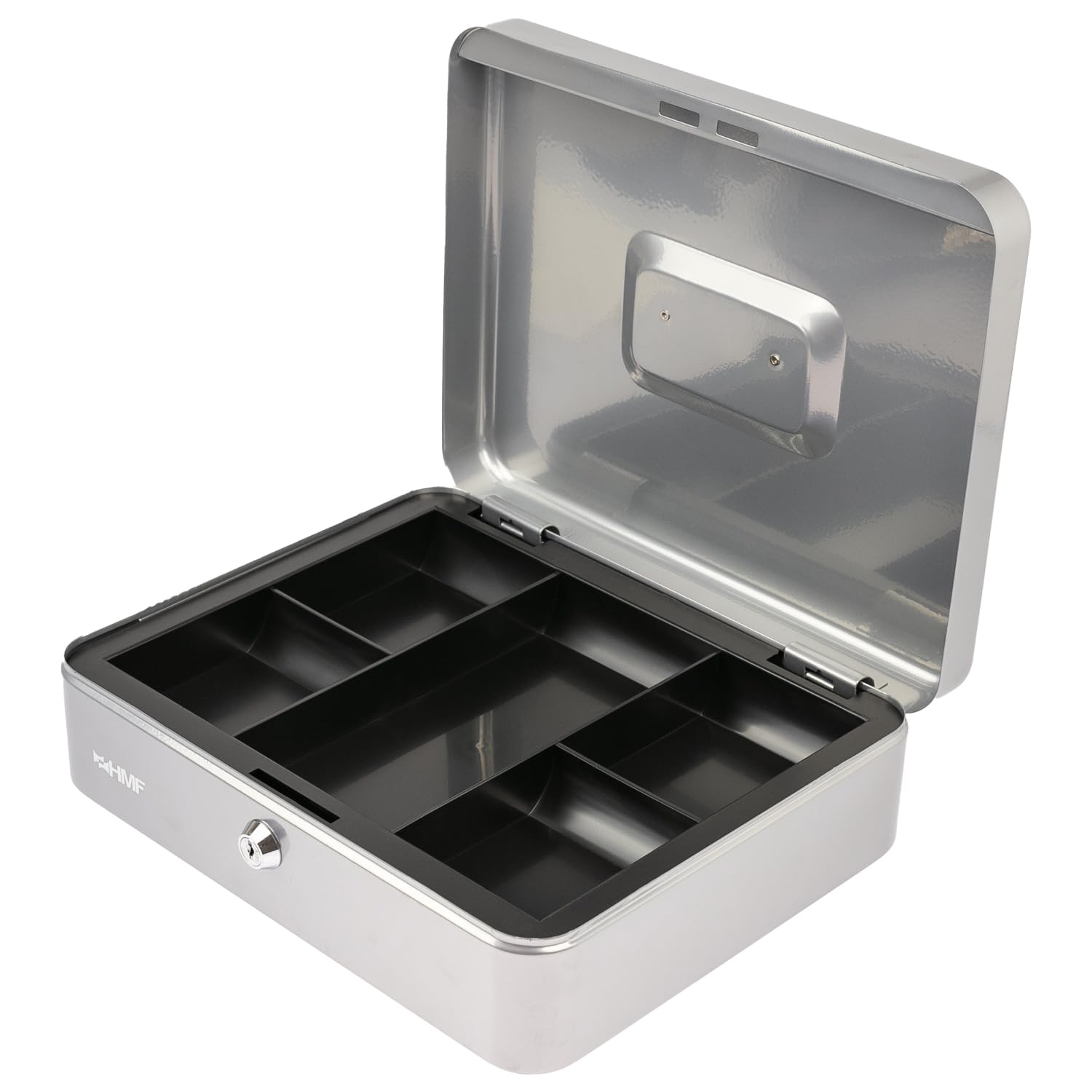 HMF 10130 Cash Box 30 x 24 x 9 cm, silver