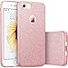 iPhone 7 case, SZJJX SHINY Series [Bling Crystal] Slim TPU Bumper Case for Apple iPhone 7 Shock Absorbing Scratch Resistant Frame THREE LAYER Protection Cover Protector 4.7 inch-Pink