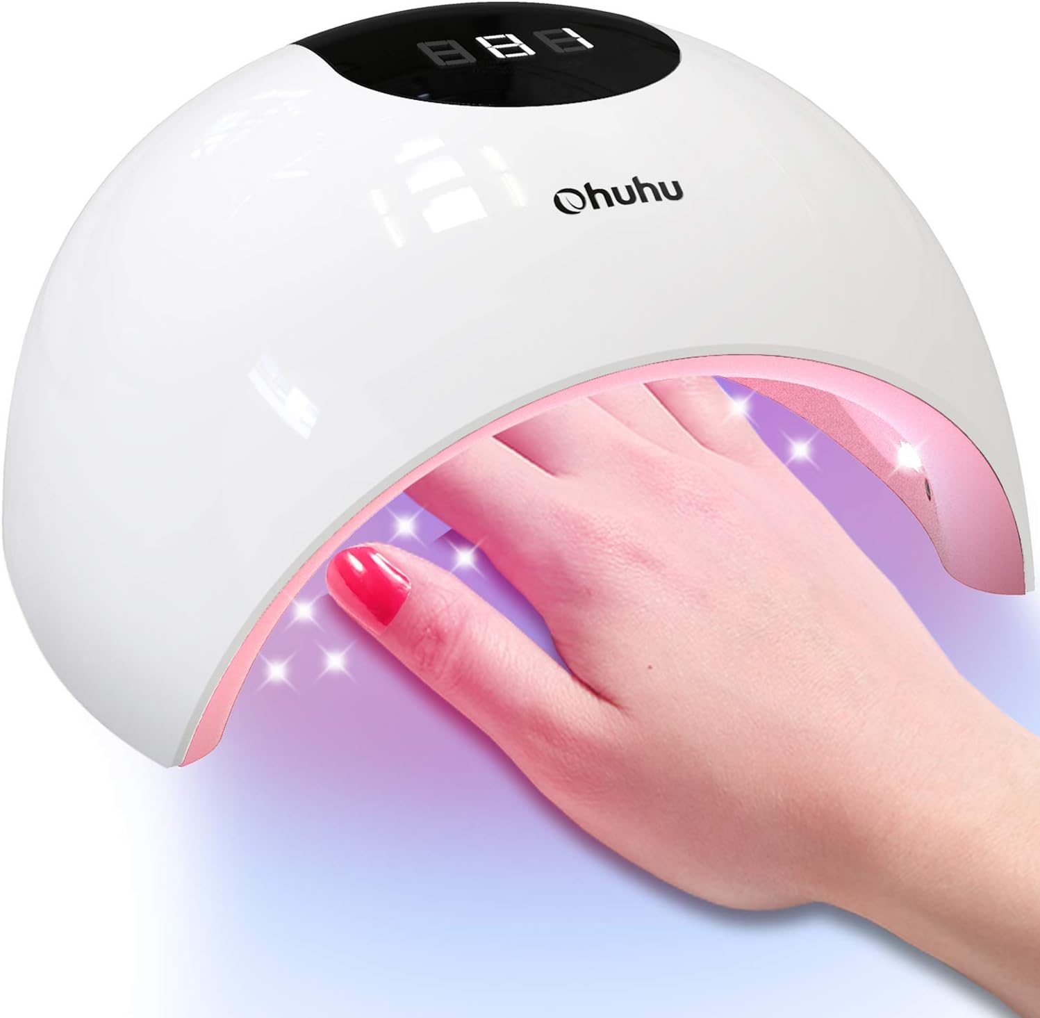 UV LED Nail Lamp 72W, Ohuhu Faster Nail Dryer Light for Gel Polish with