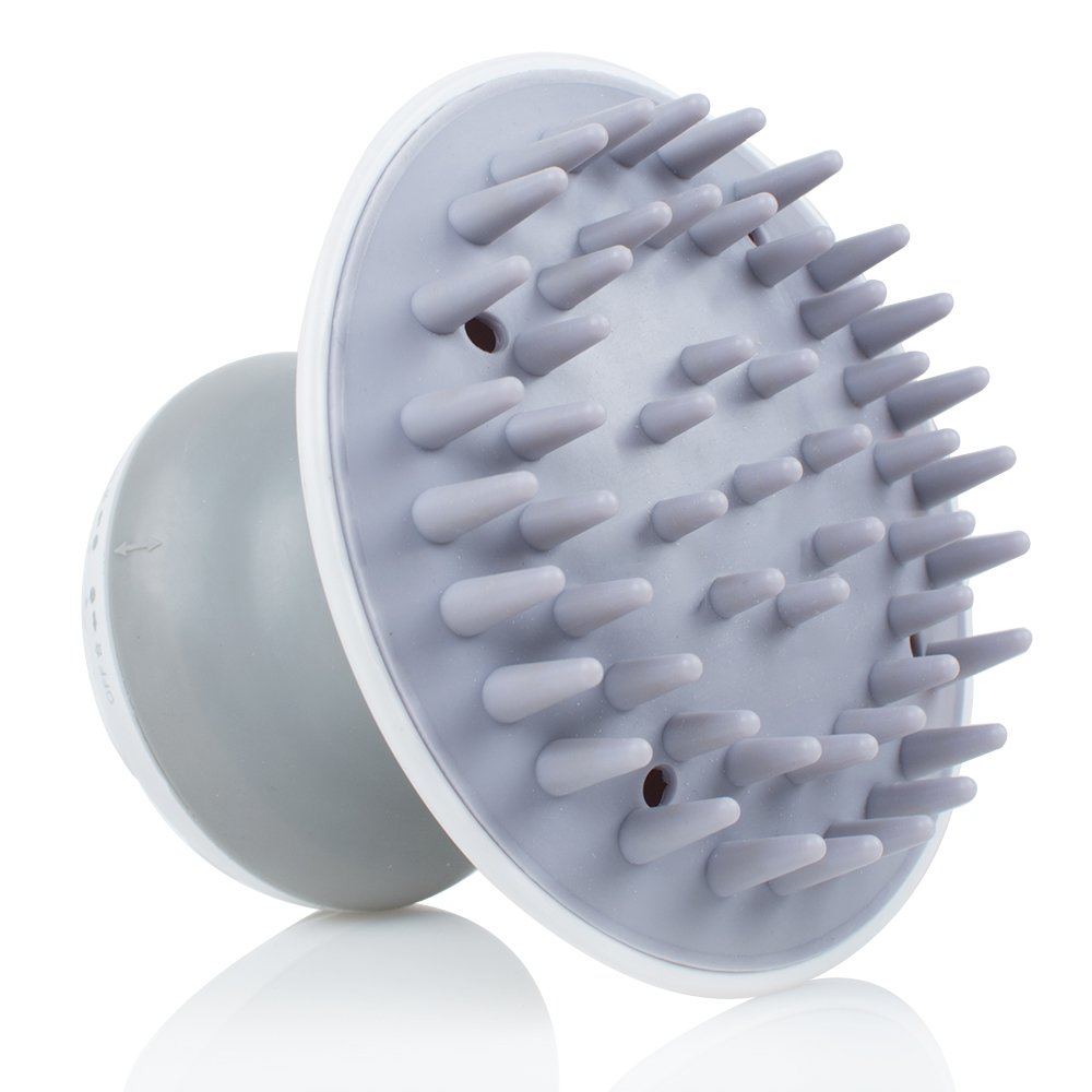 Zinnor Multifunction Portable Electric Scalp Head Massager Handheld Body Massage Washing Comb Hair Shampoo Shower Brush SPA Tool