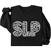 Speech Therapy Sweatshirt Men Women Graphic Long Sleeve Hoodie Shirt, Speech Language Pathologist Sweatshirts